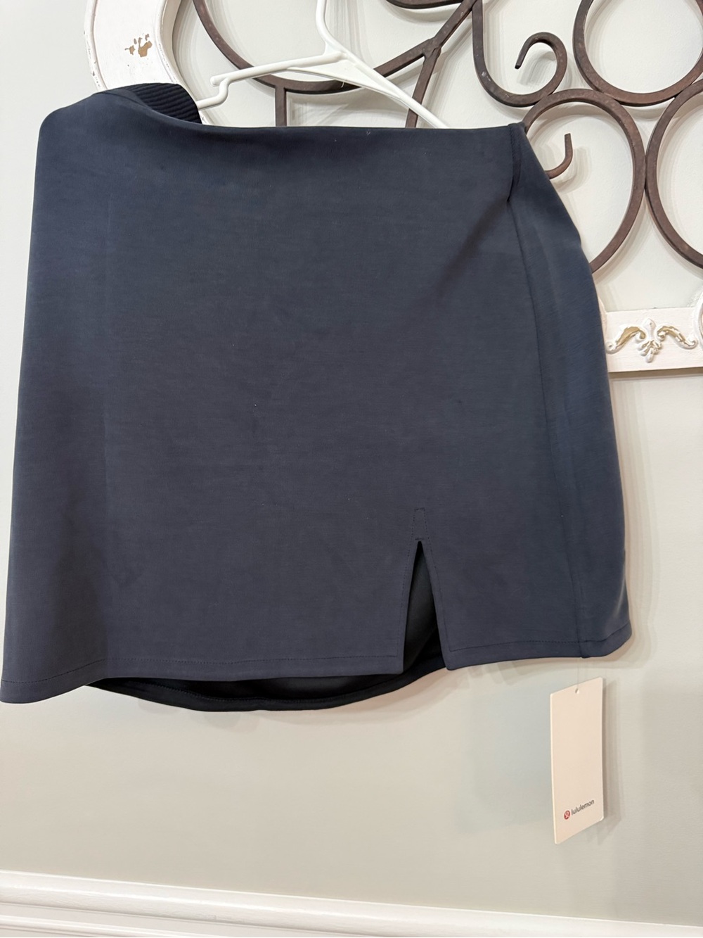 lululemon athletica Navy Mini Skirt with Front Slit